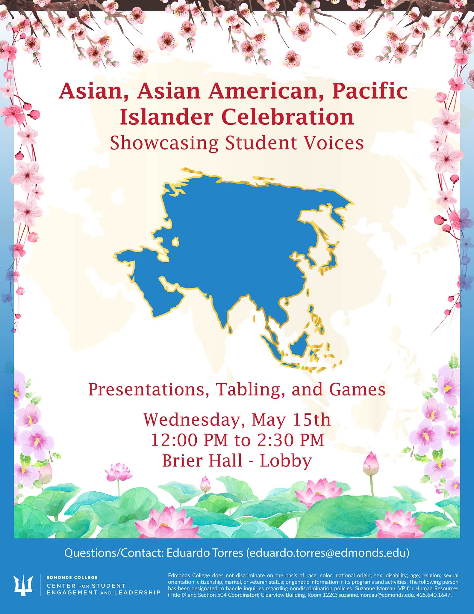 Asian American Pacific Islander Celebration Flyer